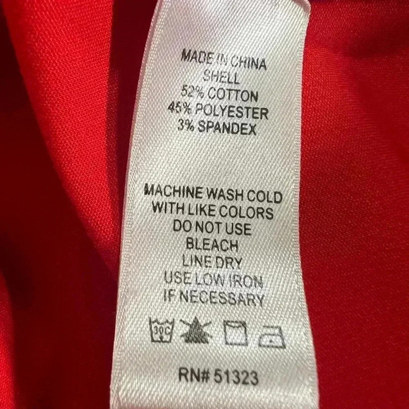 1 State Dress Womens Size Medium Red Cut Out Sleeveless Fit Flare - Picture 8 of 10